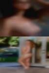 Naked woman golf