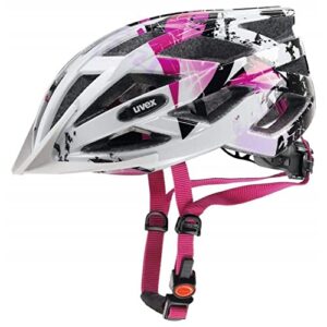 Uvex Fahrradhelm Air Wing Casco de Bicicleta Mujer White Pink 52 57 cm 0