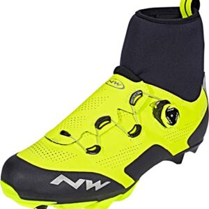 Zapatillas de bicicleta de montana de Northwave Raptor Gtx para invierno de color amarillo y negro hombre negro 455 0
